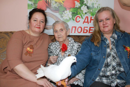Голубь Мира в стенах Суздальского дома-интерната